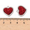 Brass Micro Pave Cubic Zirconia Pendants KK-C158-03A-P-3