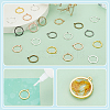   168Pcs 7 Colors Alloy Open Back Bezel Pendants FIND-PH0018-77-4