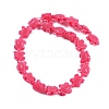 Synthetic Coral Carved Beads Strands CORA-L020-A-17-2