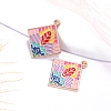 Bohemia Style Alloy Enamel Pendants PW-WG67277-01-1