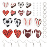 DIY Sport Theme Earring Making Kit DIY-TA0006-11-11