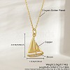 Ocean Summer Brass Pave Clear Cubic Zirconia Pendant Necklaces FS-WG8D1A7-22-1