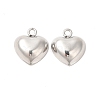 Non-Tarnish 304 Stainless Steel Pendants STAS-L268-043P-2