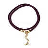 Nylon Milan Cord Necklace Making MAK-M028-01G-09-2