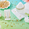 3300Pcs 3 Colors Plated Glass Bugle Beads SEED-TA0001-56-7