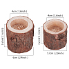 CRASPIRE Wood Candle Holders AJEW-CP0001-08-2