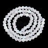 Imitate Austrian Crystal Bicone Frosted Glass Beads Strands LS-GLAA-F029-TM4mm-A13-2