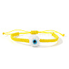 Handmade Lampwork Evil Eye Bead Braided Bracelets UN6877-4-1