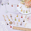 14Pair Brass Leverback Earring EJEW-AR00006-4