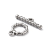 Non-Tarnish 304 Stainless Steel Ring Toggle Clasps STAS-A092-09D-P-2