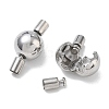 304 Stainless Steel European Clasps with Cord Ends SA-CBABC0F-08P-2