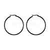 304 Stainless Steel Hoop Earrings EJEW-F105-09B-2
