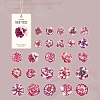 25Pcs Flower PET Waterproof Stickers PW-WG9EF1D-01-1