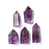 Natural Amethyst Tower Home Display Decoration DJEW-G036-02-1