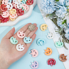 50Pcs Opaque Acrylic Beads OACR-PA0002-22-3