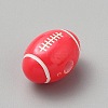 Opaque Acrylic European Beads SACR-CJC0001-34B-2