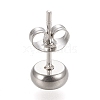 Non-Tarnish 304 Stainless Steel Stud Earring Settings X-STAS-K202-05A-P-3