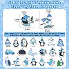 40Pcs 20 Styles Winter Theme Zinc Alloy Enamel Pendants ENAM-CJ0006-43-2