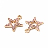 Rack Plating Eco-friendly Alloy Rhinestone Pendants FIND-A025-20G-03-2