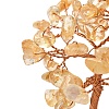 Christmas Natural Yellow Quartz Chips Tree Decorations DJEW-K028-03B-3