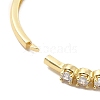 Cubic Zirconia Hinged Bangle BJEW-C029-01B-G-4