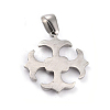 Non-Tarnish 304 Stainless Steel Pendant STAS-G246-05-2