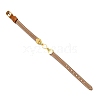 Adjustable Cowhide Bracelet Making for Beads BJEW-P394-05G-4
