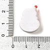 Christmas Theme Opaque Resin Cabochons RESI-B028-01E-3