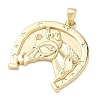 Brass Pendants KK-D289-27B-G-2