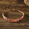 Bohemian Style Geometric Glass Seed Bead Handmade Bracelet for Women HL6362-6-1