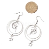 Alloy Moon Dangle Earrings EJEW-JE06162-3