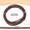 5 Yards Braided Leather Cord WL-CL0001-02B-2