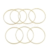 7Pcs Flat Vacuum Plating 201 Stainless Steel Bangles Sets for Women BJEW-F476-07G-03-3