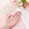 SUNNYCLUE 200Pcs ABS Plastic Imitation Pearl Bead KY-SC0002-03-3