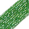 Glass Beads Strands EGLA-S056-2mm-06-1