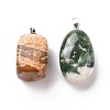 Natural Mixed Stone Pendants G-K331-002-2