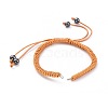 Adjustable Korean Waxed Polyester Cords Bracelet Making AJEW-JB00511-01-1