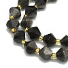 Natural Obsidian Beads Strands G-I376-B02-01-3