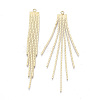Brass Chain Tassel Big Pendants X1-KK-N231-110G-NF-1