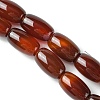 Oval Natural Carnelian Beads Strands G-D622-06-G-2