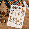 Plastic Drawing Painting Stencils Templates DIY-WH0396-557-3