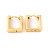 Brass Hoop Earrings for Women EJEW-U015-03G-1