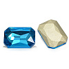 Faceted Rectangle Glass Pointed Back Rhinestone Cabochons RGLA-A017-13x18mm-SM-3