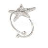 Non-Tarnish 304 Stainless Steel Open Cuff Ring RJEW-M167-08E-P-3