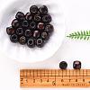 Coconut Brown Barrel Natural Wood Beads X-WOOD-S030-08-LF-7