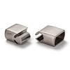 Tarnish Resistant 304 Stainless Steel Magnetic Clasps with Glue-in Ends STAS-I171-11P-3