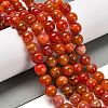 Natural Agate Beads Strands G-B079-A04-03E-2