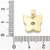 Brass Micro Pave Cubic Zirconia Pendents KK-M303-01G-07-3