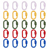 5Pcs 5 Colors Baking Paint Alloy Screw Locking Carabiners FIND-FI0001-12-1