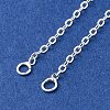 Brass Cable Chain Necklace Making NJEW-D302-80S-2